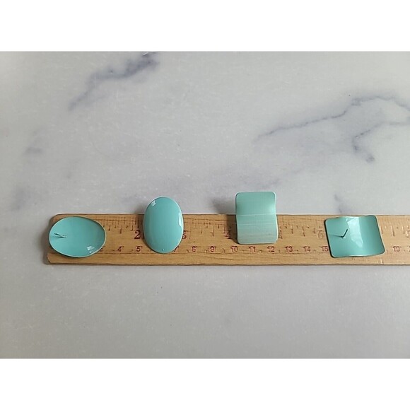 Enamel Stud Vintage Earrings Lot - Picture 8 of 10